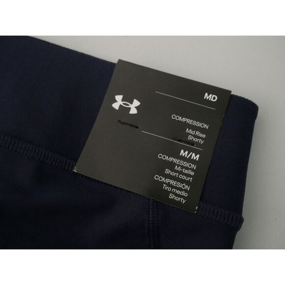 Under Armour HeatGear® Shorty Women's 3" Shorts Blue M - Picture 6 of 6